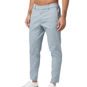 Lululemon Shadow Lite Pant Oxford Mid Rise Casual Chino Pants Gray 28